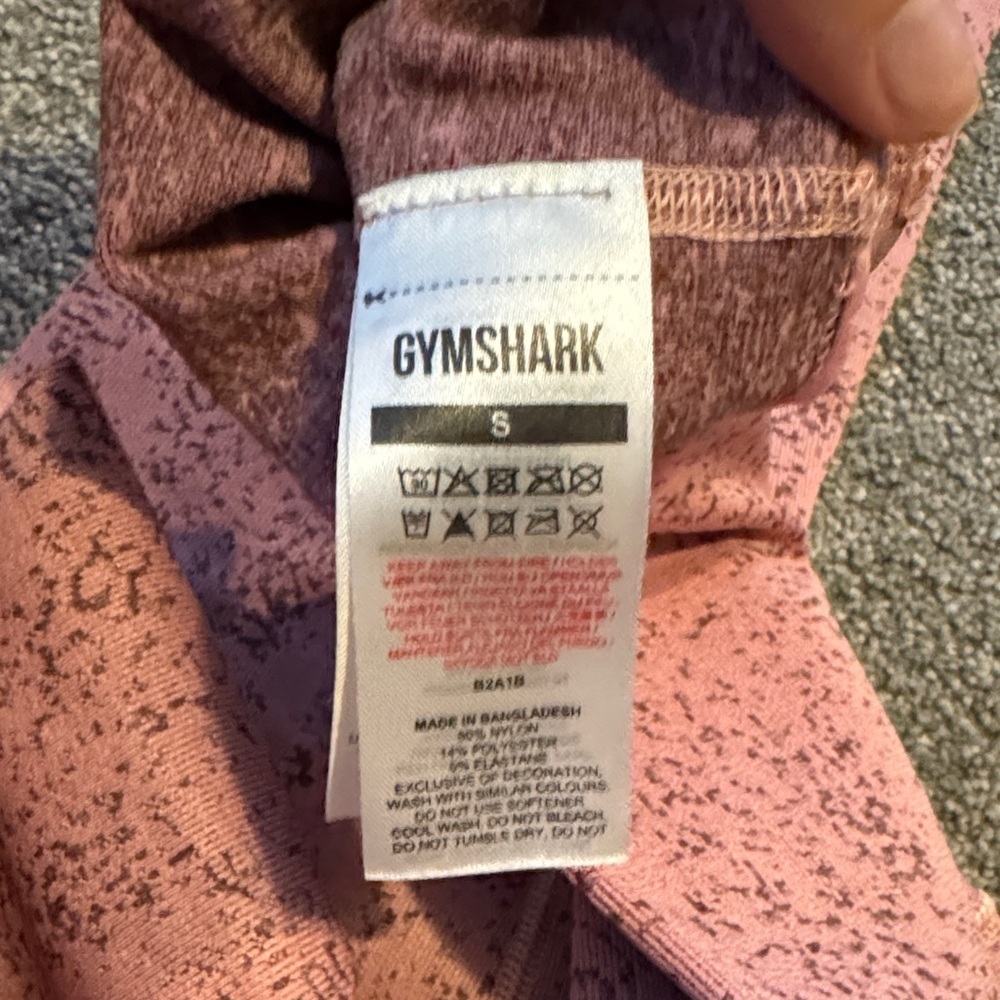 Gymshark Speckled Pink Leggings - Picture 3 of 3